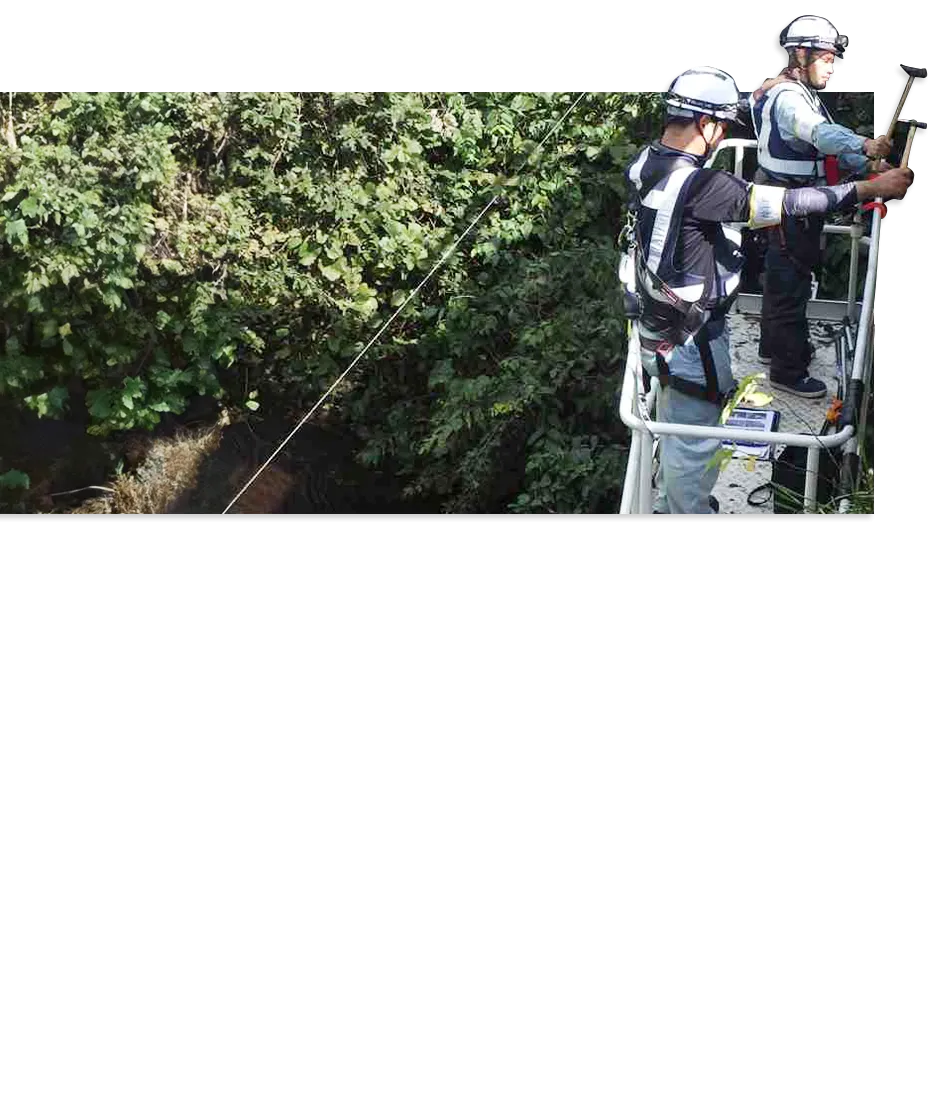 橋梁の維持と 安全管理を担います